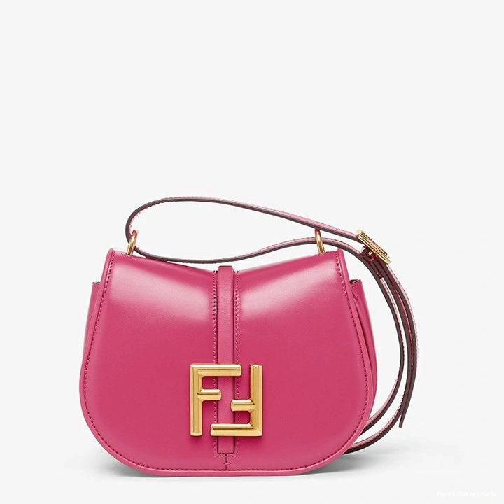 Cheap Calf Rose Leather C'mon Mini Fendi In Bag 0805